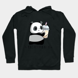 Cute Little Bobaholic Panda Needs More Boba! Hoodie